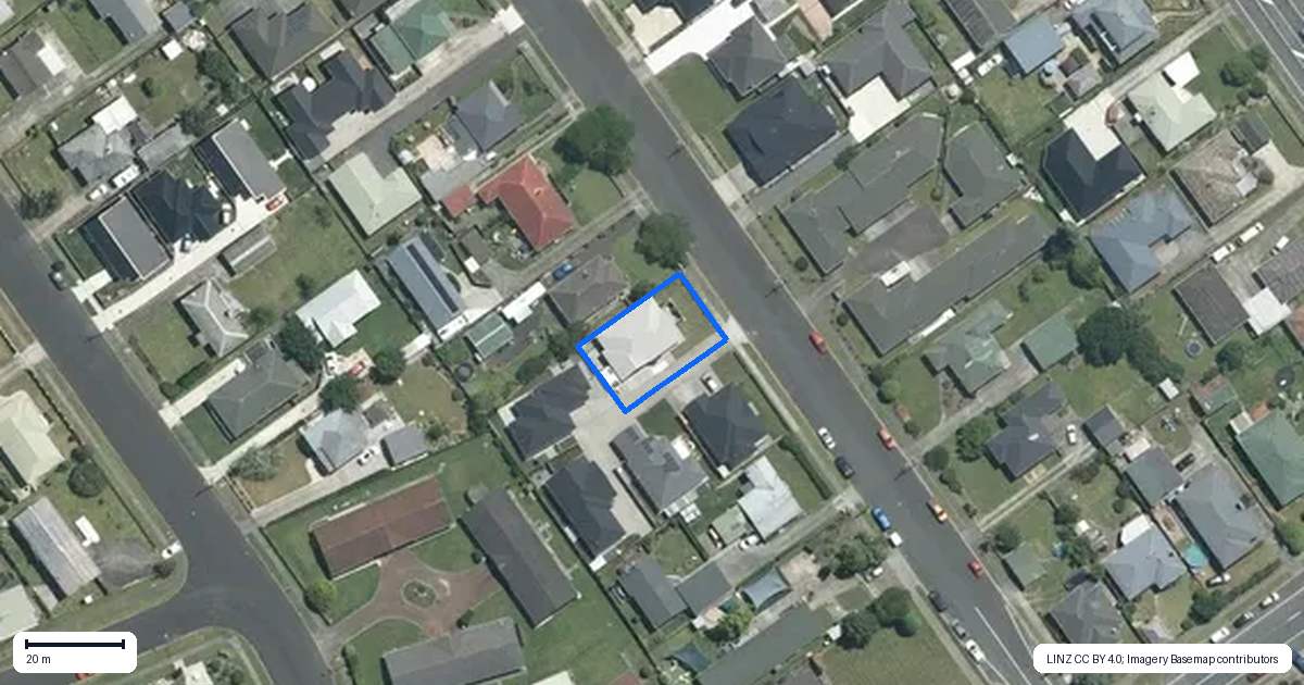 Property context map for 61A Lorne Street, Morrinsville