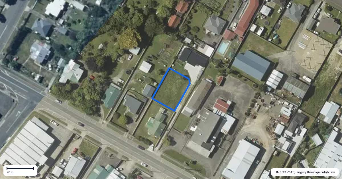 Property context map for 22 Hokio Beach Road, Levin