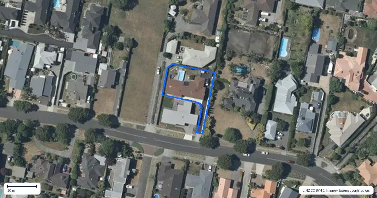 Property context map for 185 Avenue Road, Greenmeadows, Napier