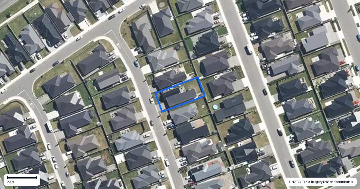 Property context map for 7 Eldridge Street, Woodend