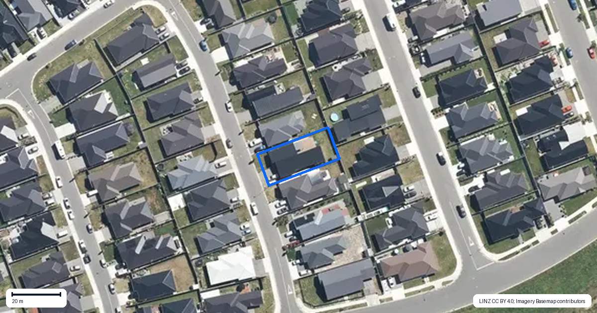 Property context map for 11 Eldridge Street, Woodend