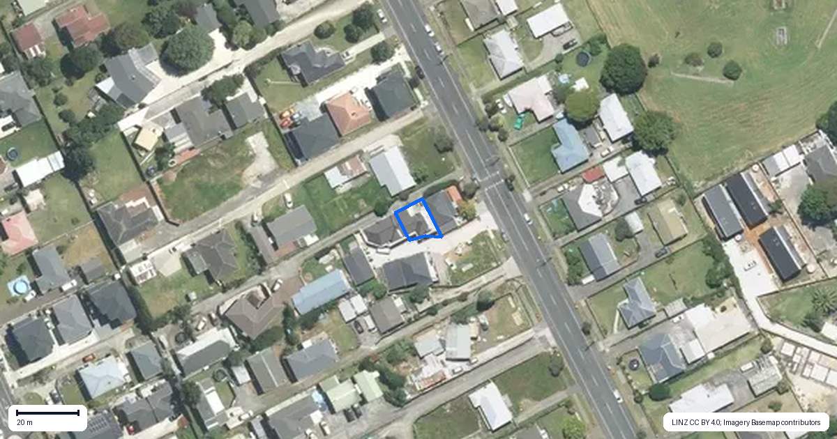 Property context map for 26E Christmas Road, Manurewa, Auckland