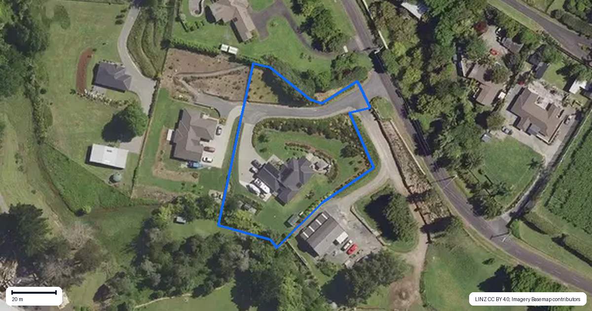 Property context map for 68B Munro Road, Minden