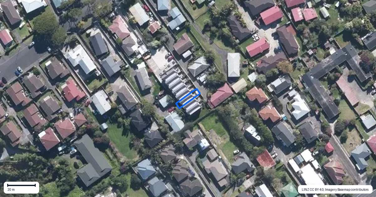 Property context map for 6/126 Canal Road, Avondale, Auckland