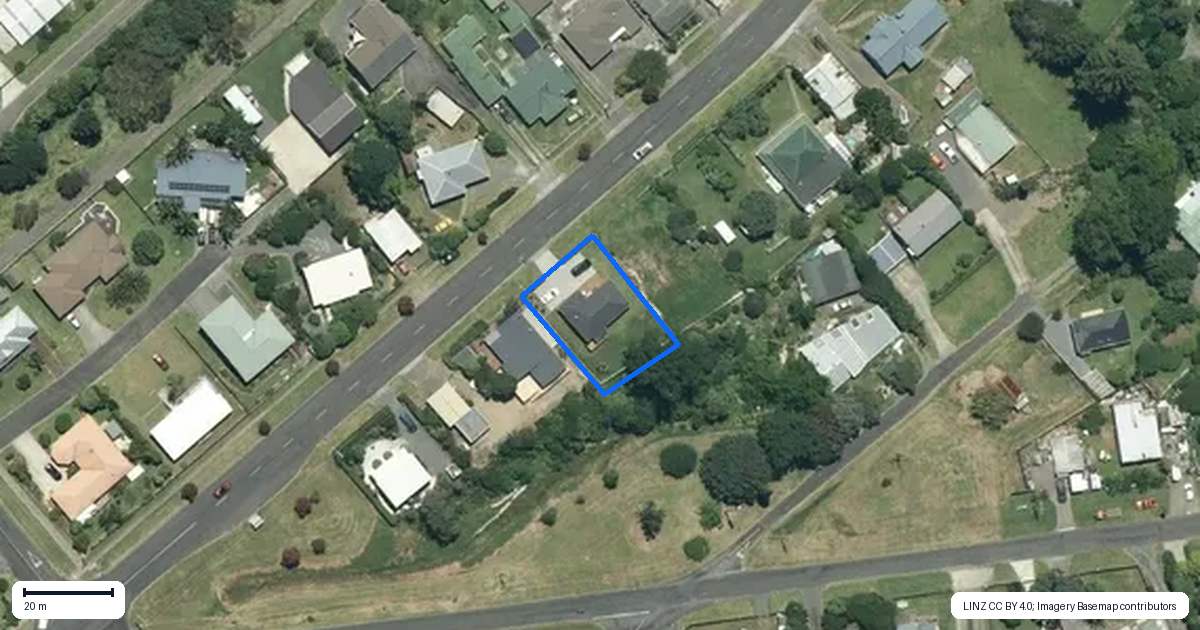 Property context map for 1130 Rings Road, Coromandel