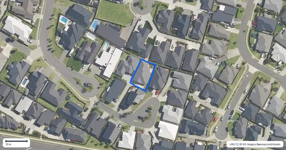 Property context map for 5 Stenella Way, Papamoa Beach, Papamoa