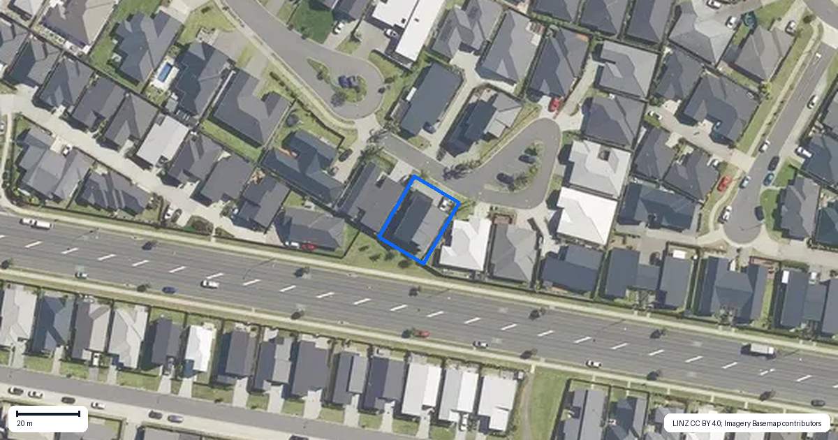 Property context map for 4 Stenella Way, Papamoa Beach, Papamoa