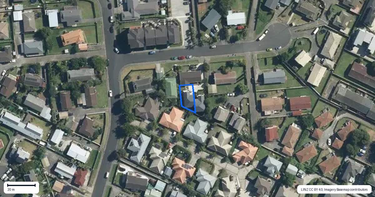 Property context map for 4B Yee Place, Mount Wellington, Auckland