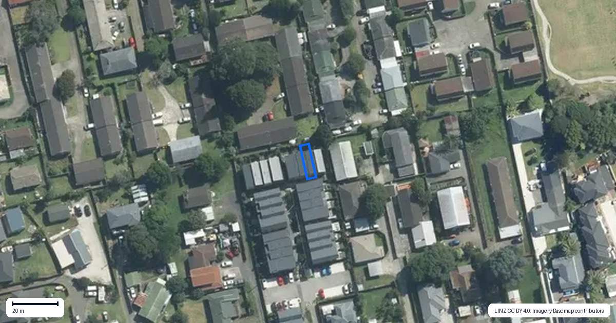 Property context map for 29 Toanga Place, Mount Wellington, Auckland