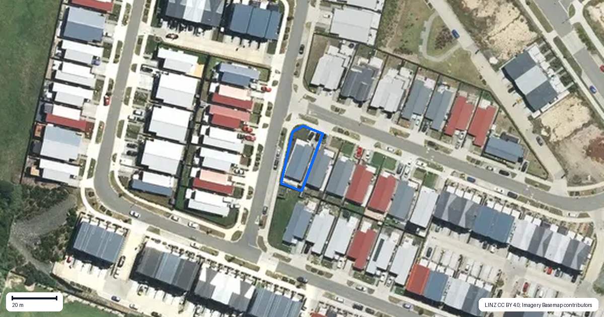 Property context map for 1 Canna Street, Totara Park, Auckland