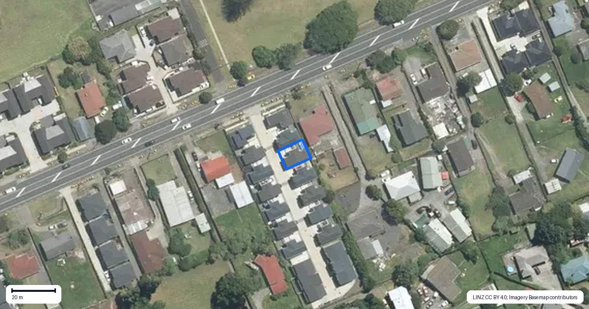 Property context map for 6 Matukutureia Lane, Manurewa, Auckland