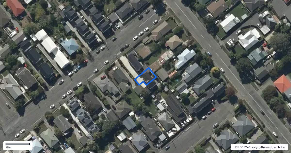 Property context map for 44C Bletsoe Avenue, Spreydon, Christchurch