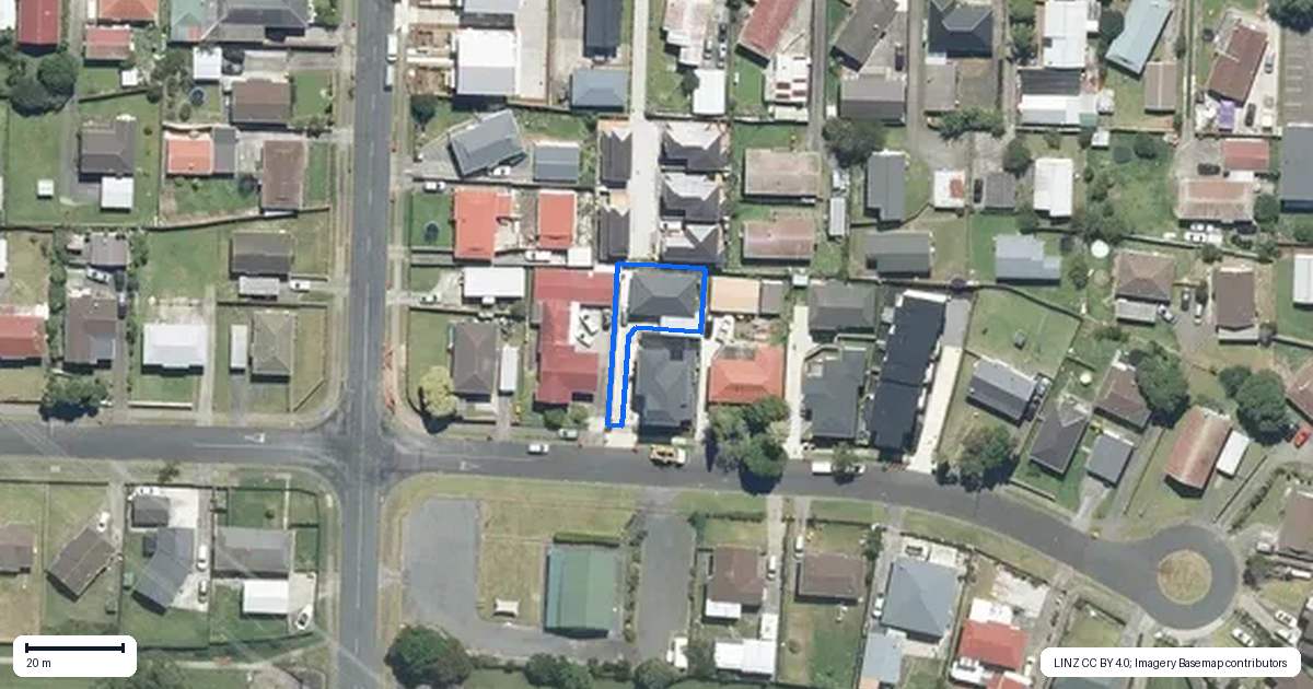 Property context map for 6 Caserta Place, Clover Park, Auckland