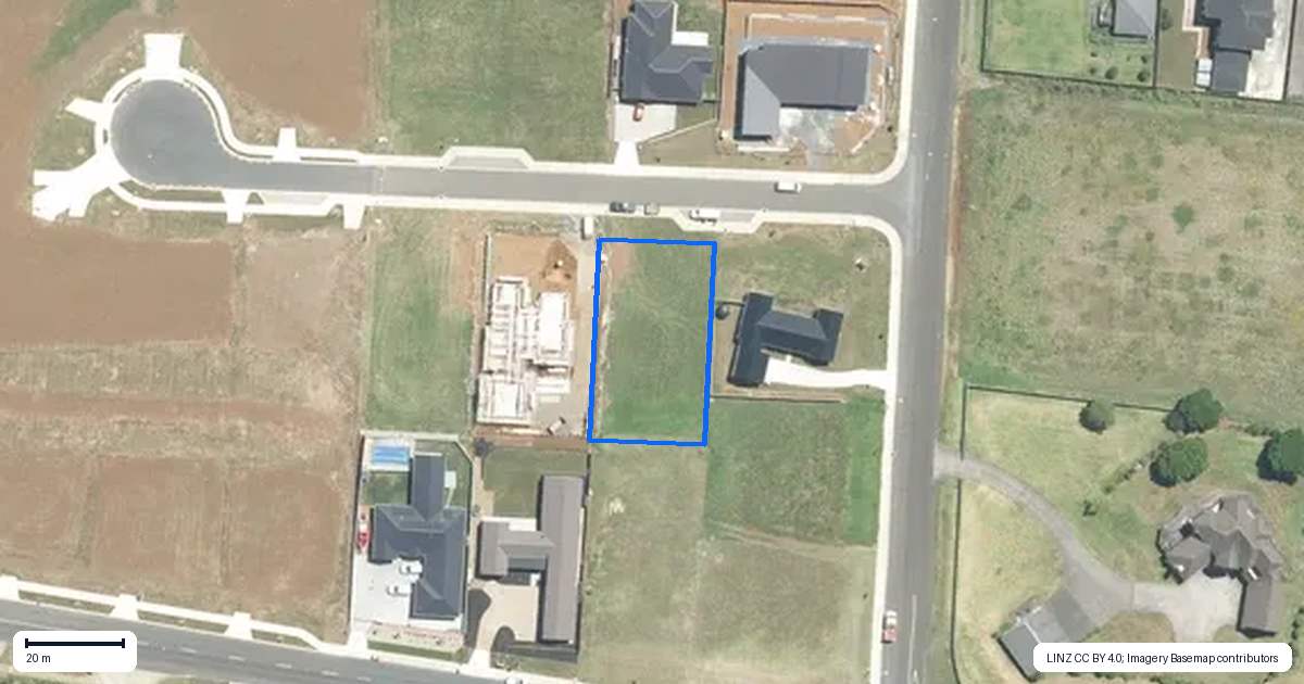Property context map for 3 Maratupu Way, Pukekohe