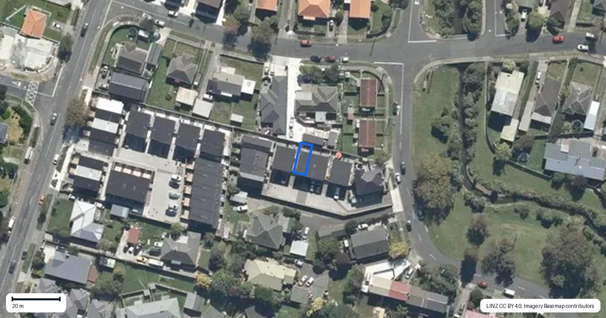 Property context map for 7/489 Riverside Drive, Fairfield, Lower Hutt