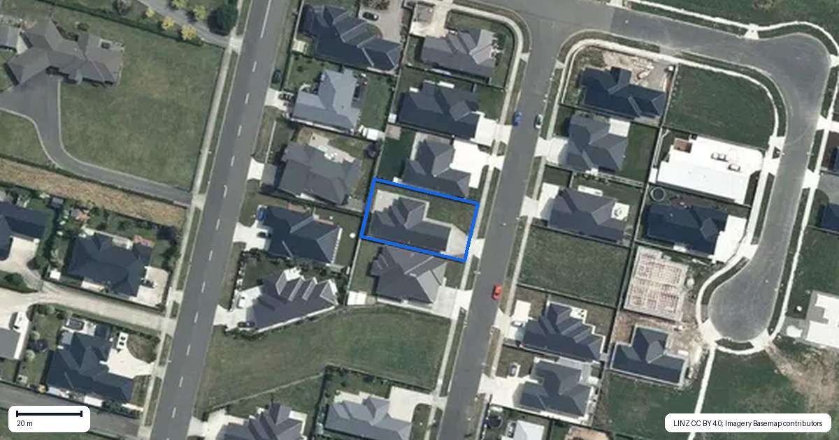 Property context map for 43 Accolade Street, Maewa, Feilding