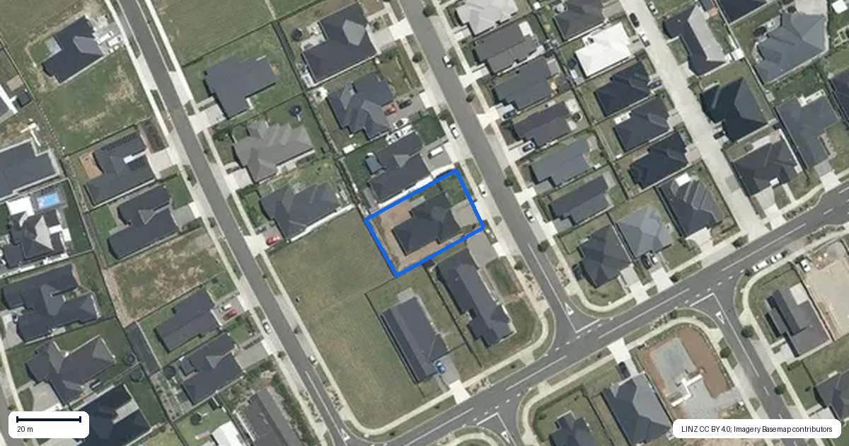 Property context map for 3 Evans Street, Morrinsville