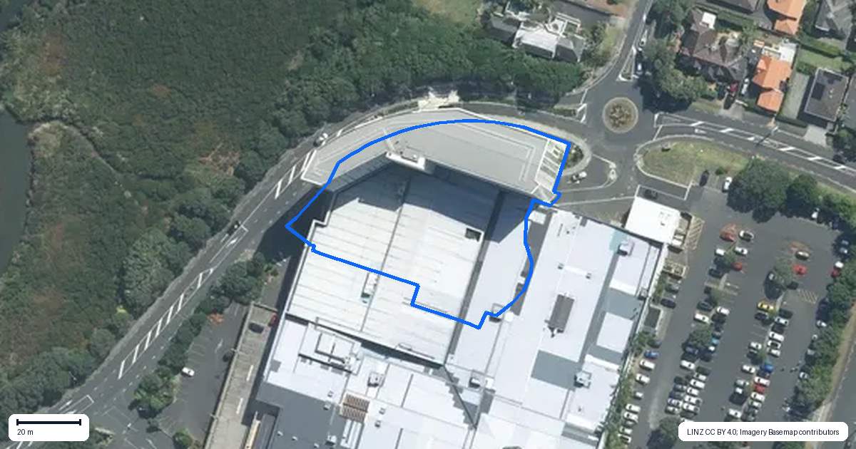 Property context map for 301/20 Omana Road, Milford, Auckland