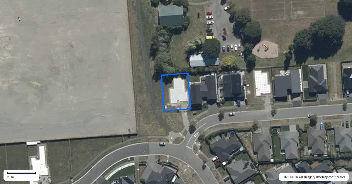 Property context map for 64 Lambies Street, Marshland, Christchurch