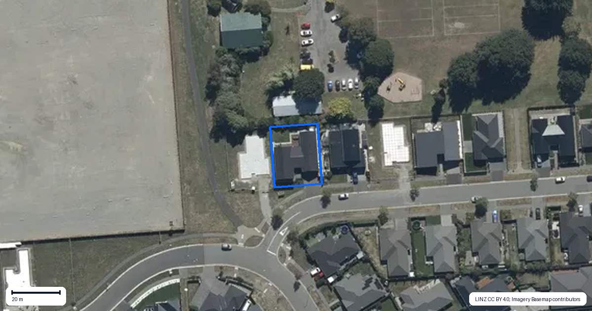 Property context map for 60 Lambies Street, Marshland, Christchurch