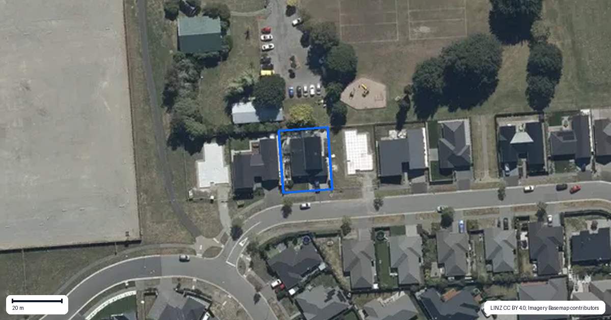 Property context map for 56 Lambies Street, Marshland, Christchurch