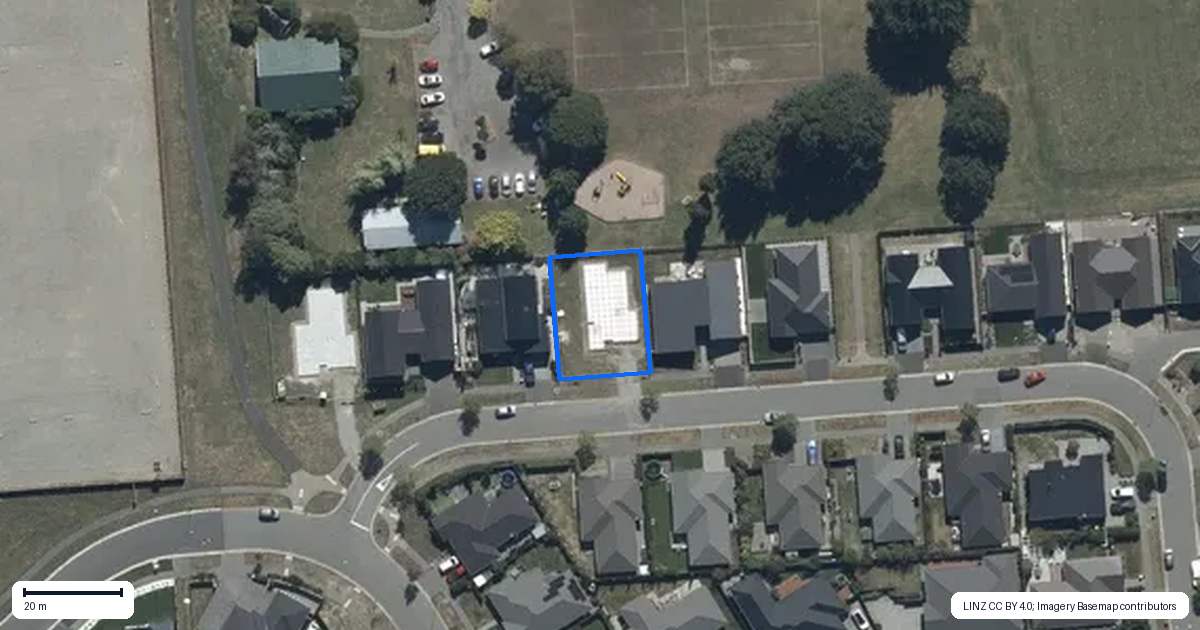Property context map for 52 Lambies Street, Marshland, Christchurch