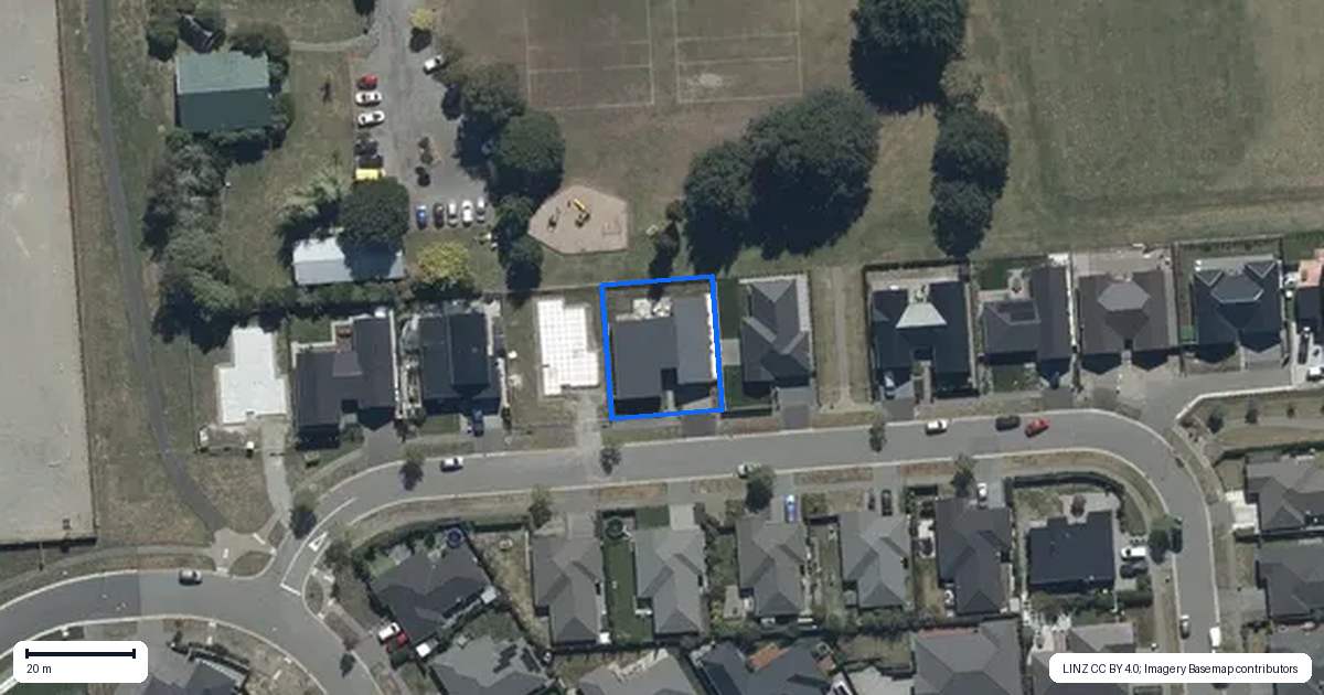Property context map for 48 Lambies Street, Marshland, Christchurch