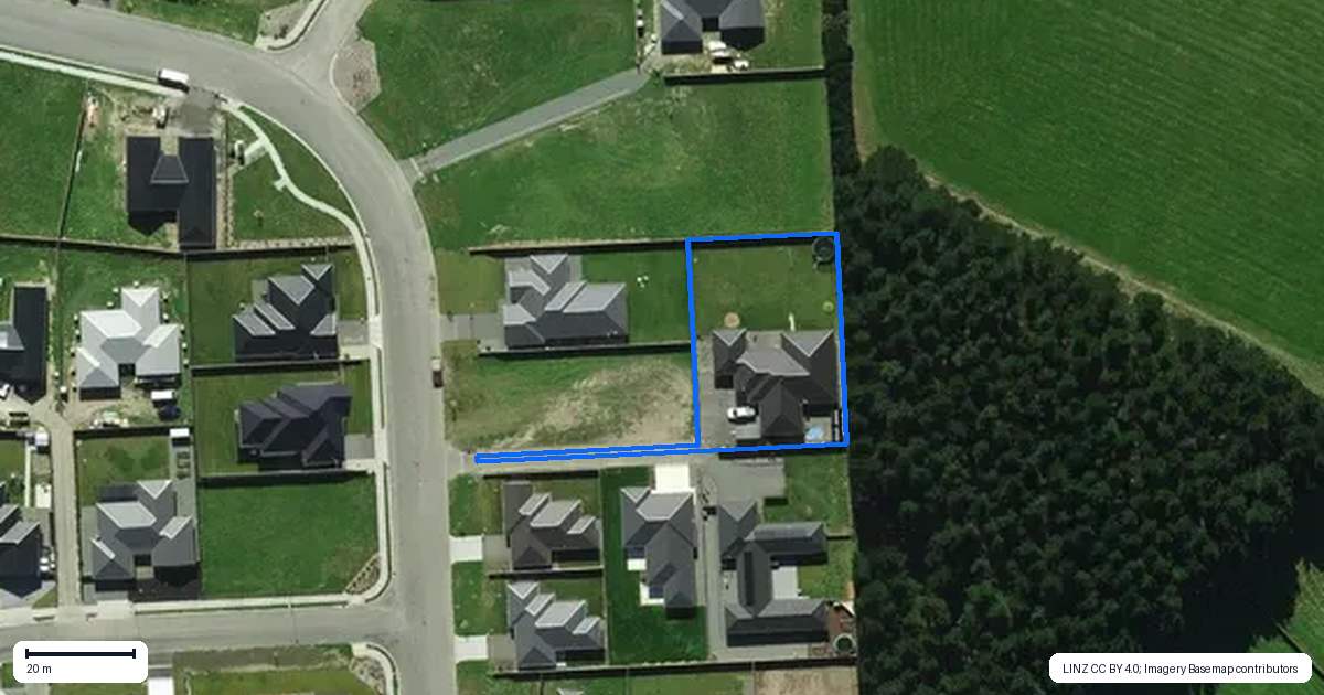 Property context map for 69B Hilton Drive, Amberley