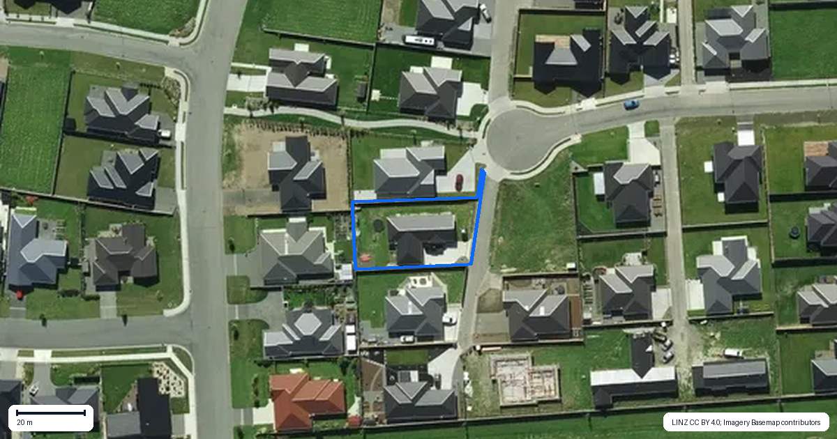 Property context map for 2 Coleman Lane, Amberley