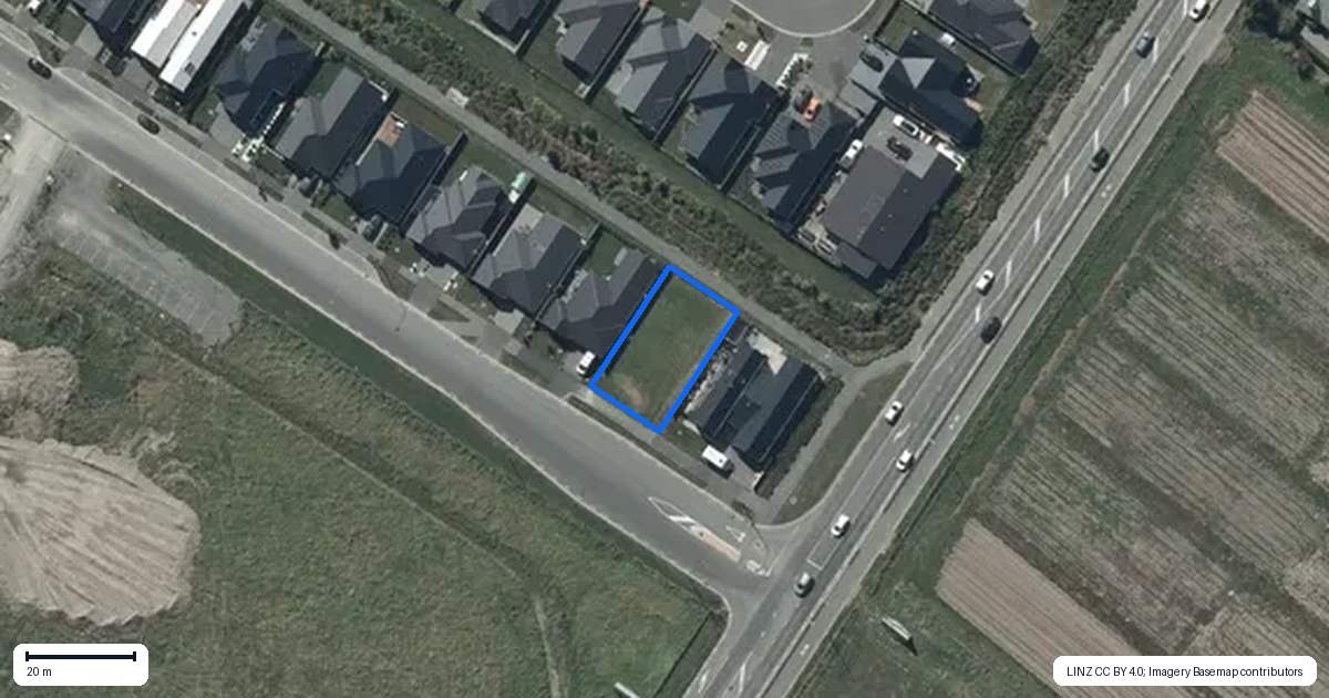 Property context map for 75 Collier Drive, Halswell, Christchurch