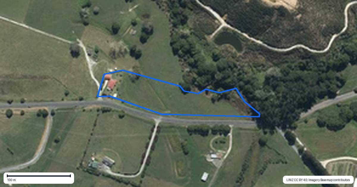 Property context map for 768 Kaipara Flats Road, Kaipara Flats, Warkworth