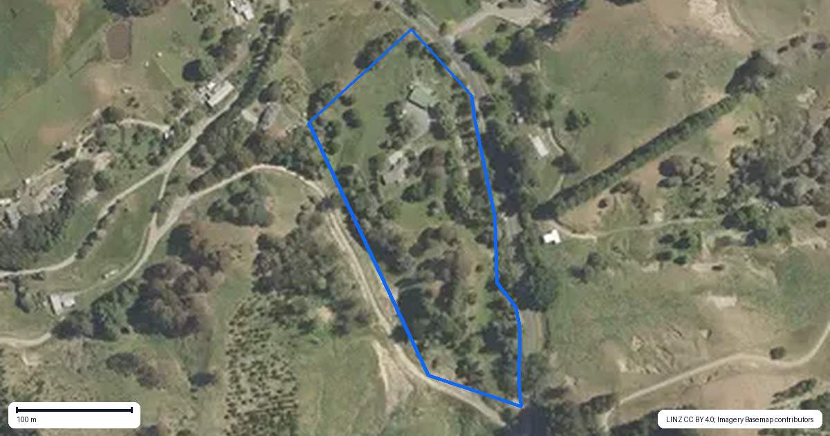 Property context map for 481 Apley Road, Puketapu, Napier