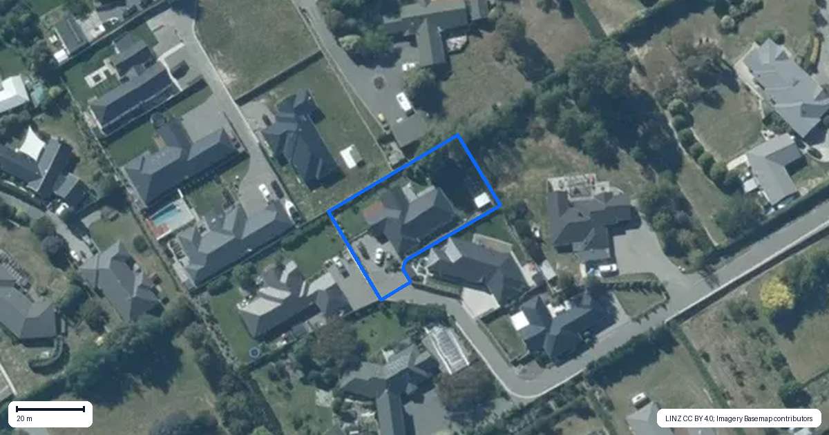 Property context map for 22C Fairhurst Place, Rolleston