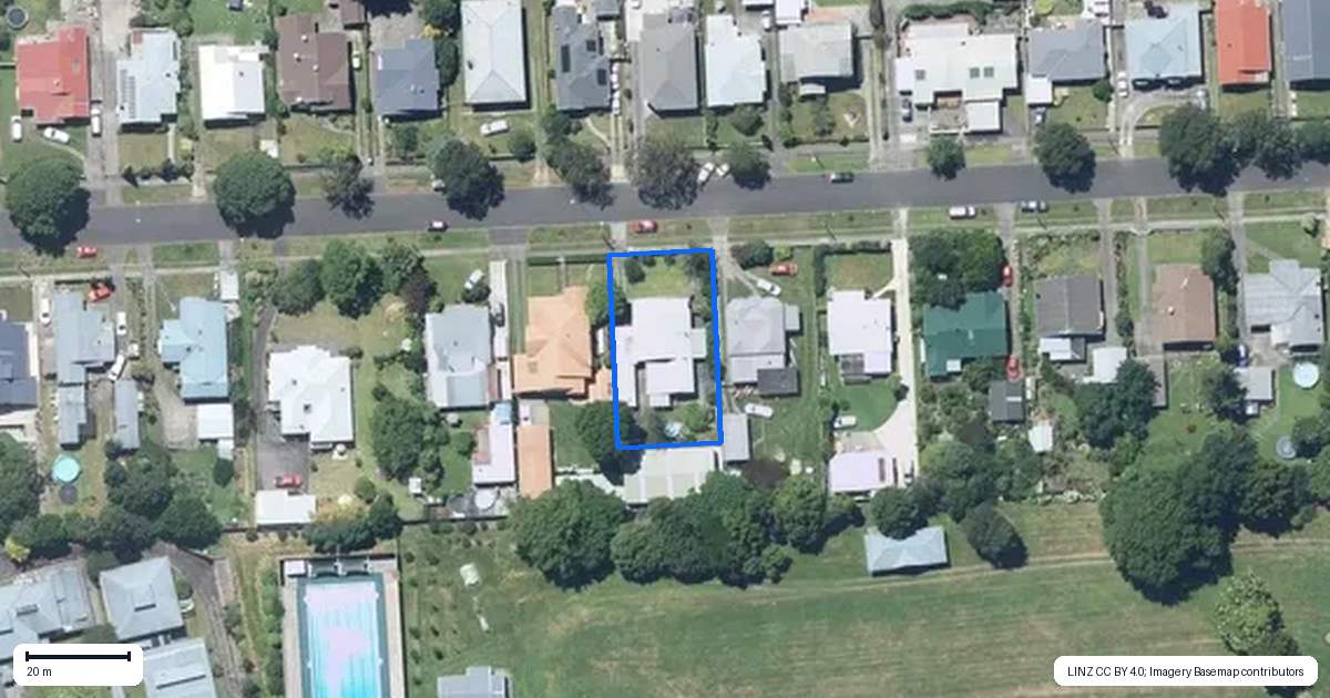 Property context map for 24 Duncan Street, Whanganui East, Whanganui