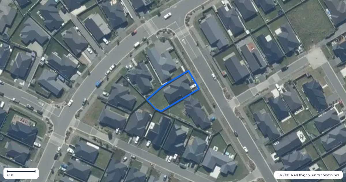 Property context map for 4 Palmer Avenue, Rolleston