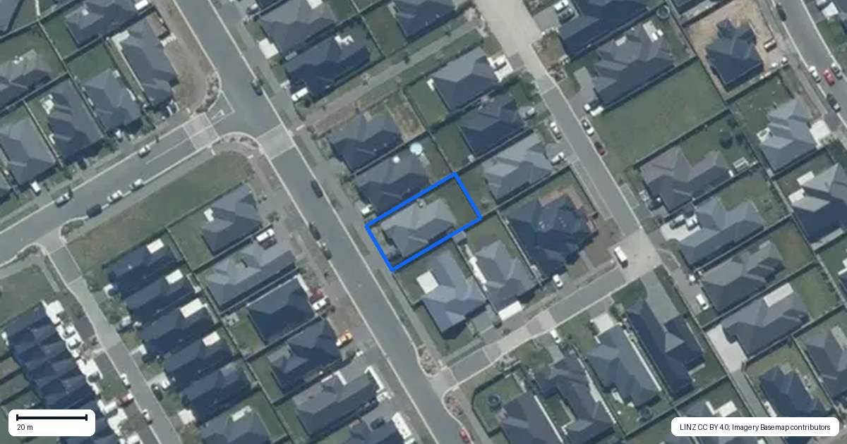 Property context map for 27 Palmer Avenue, Rolleston
