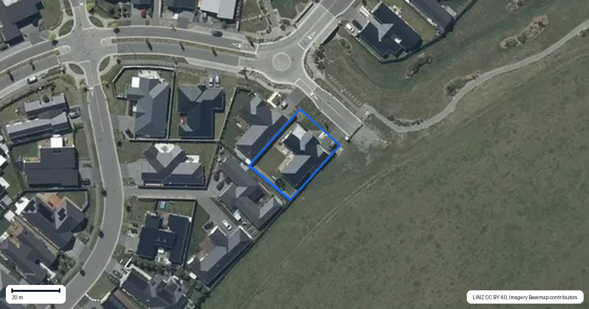 Property context map for 24 Edward Law Boulevard, Prebbleton