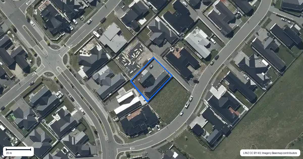 Property context map for 32 Frank Ernest Crescent, Prebbleton