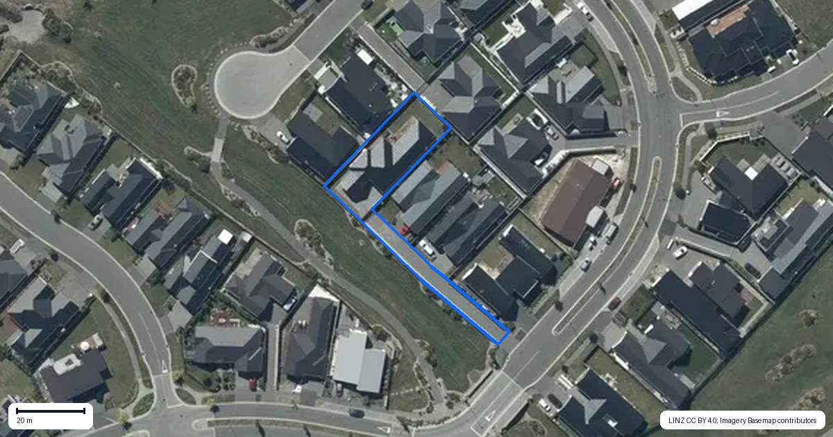 Property context map for 98 Stationmasters Way, Prebbleton