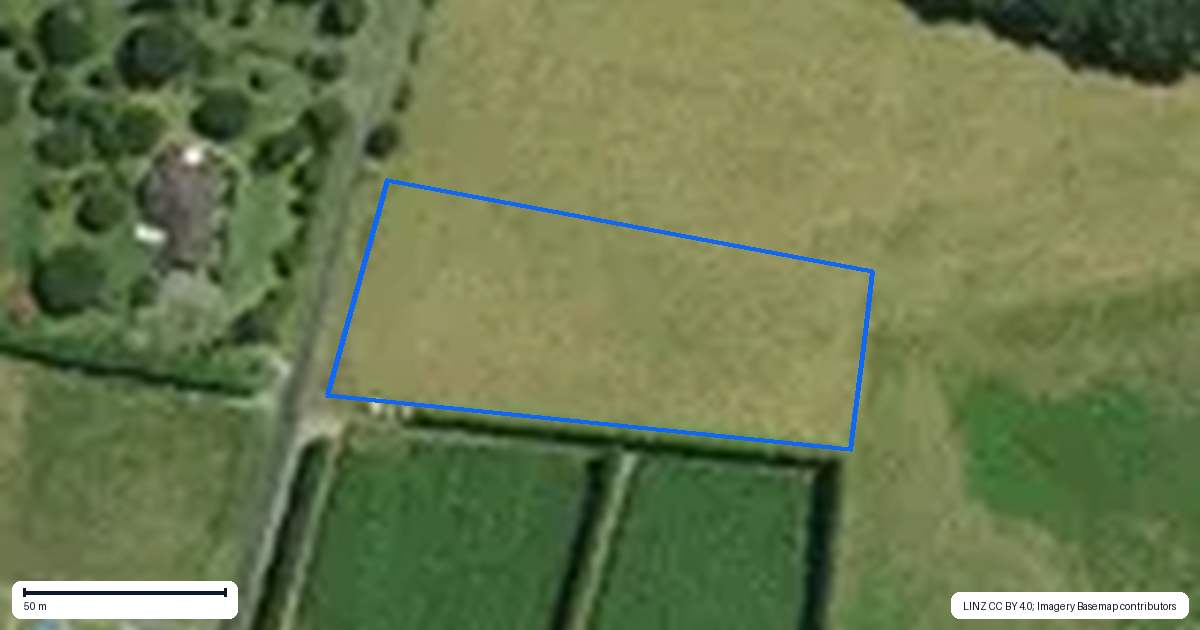 Property context map for 86 Dingle Road, Ohaupo