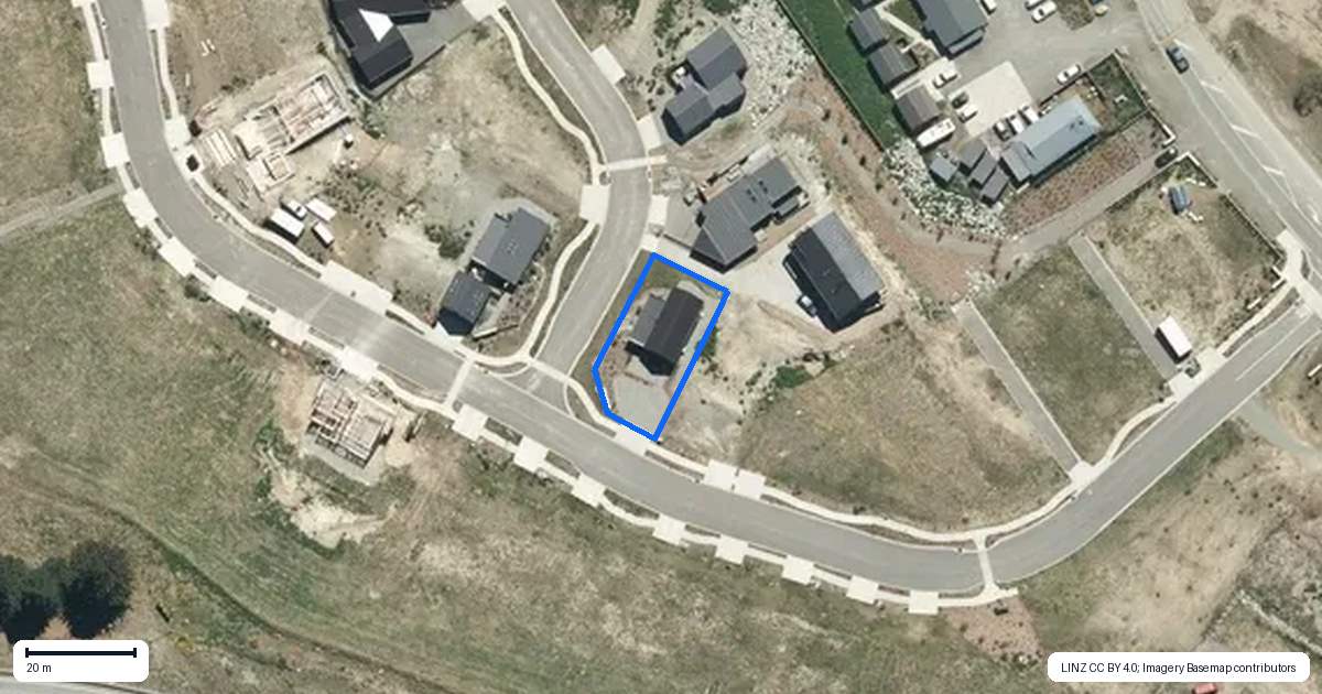 Property context map for 16 Station Bay Rise, Lake Tekapo