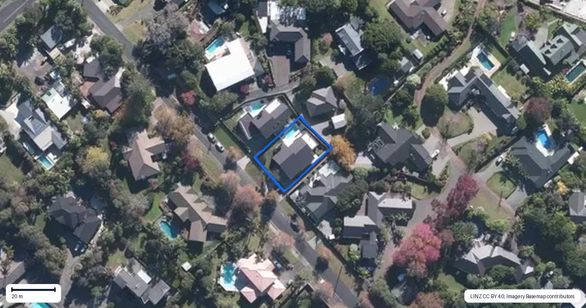 Property context map for 32E Isobel Road, Greenhithe, Auckland
