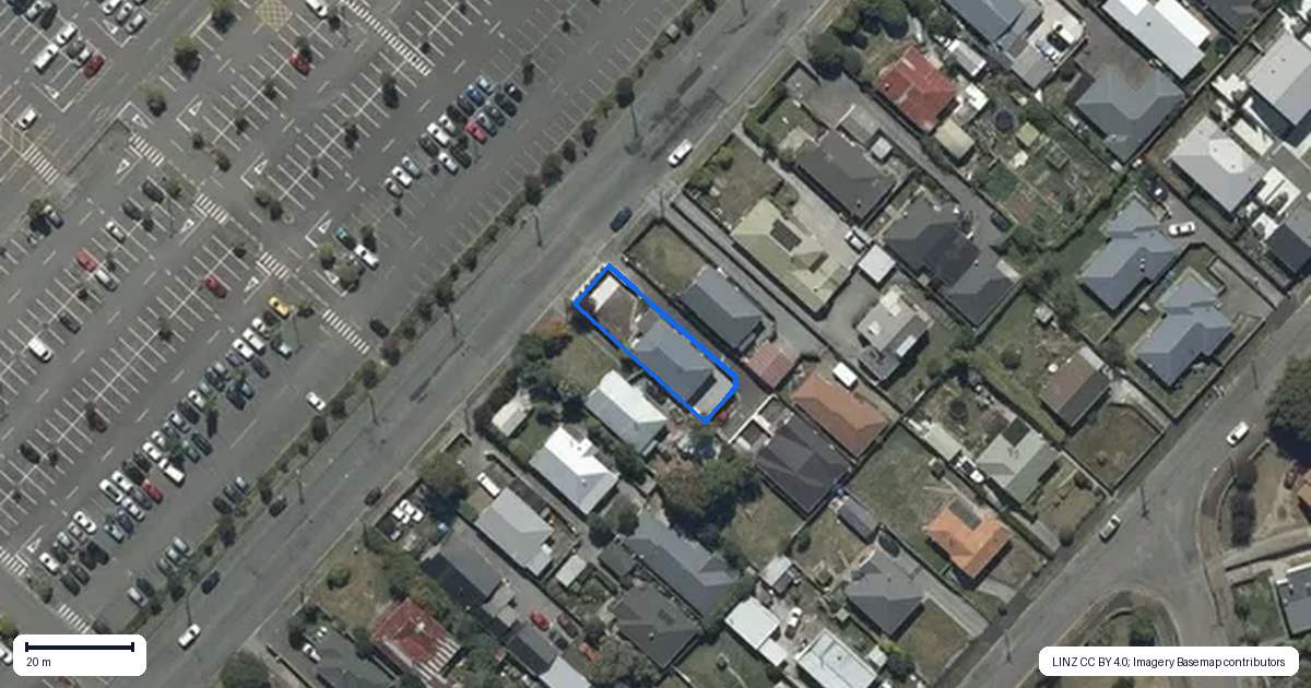 Property context map for 30 Chelsea Street, Linwood, Christchurch