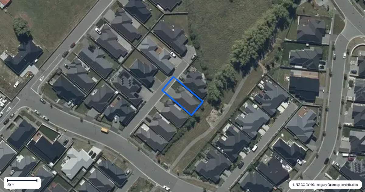 Property context map for 8 Akiraho Lane, Halswell, Christchurch