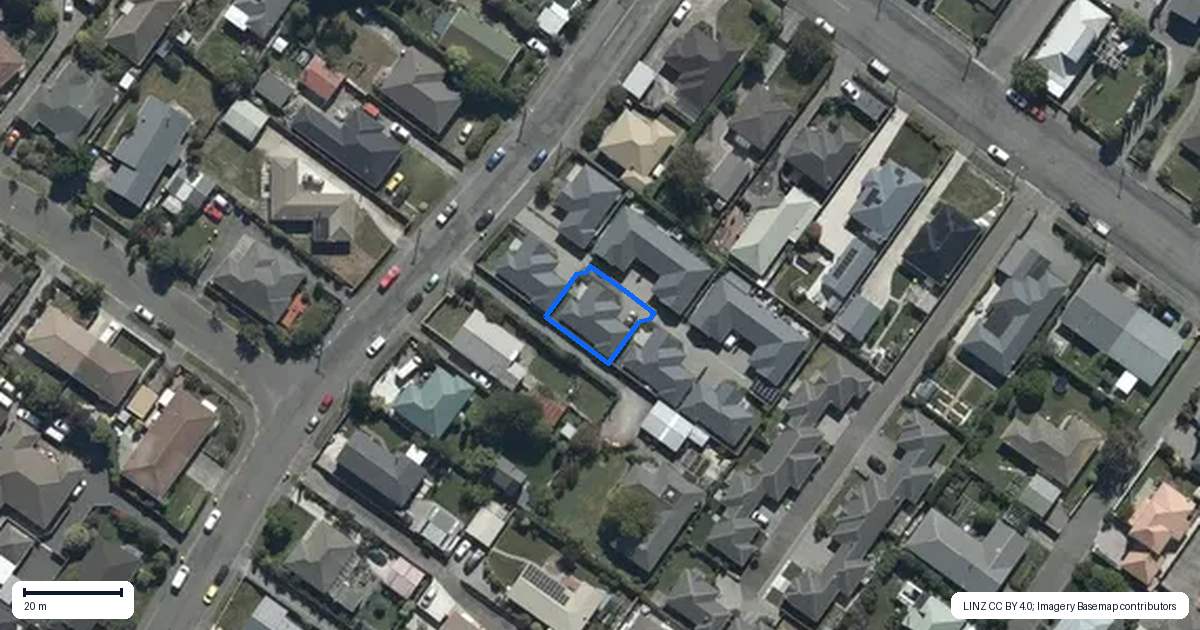 Property context map for 8/3 Nyoli Street, Northcote, Christchurch