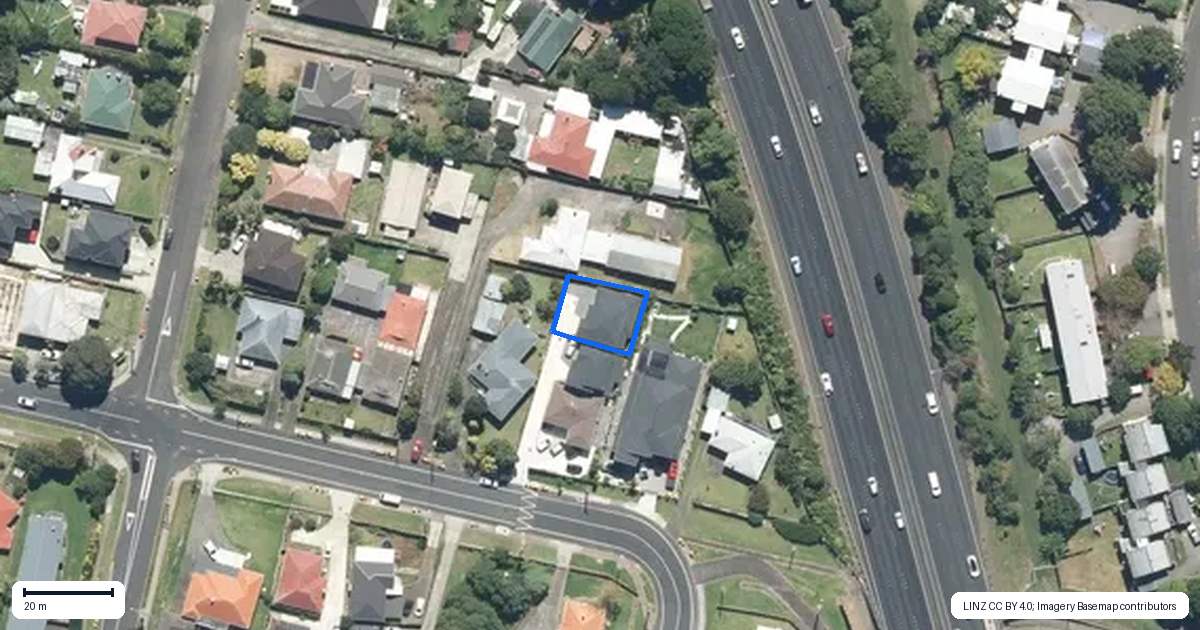 Property context map for 162B Tui Road, Papatoetoe, Auckland