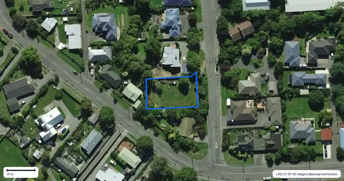 Property context map for 12A Church Street, Amberley