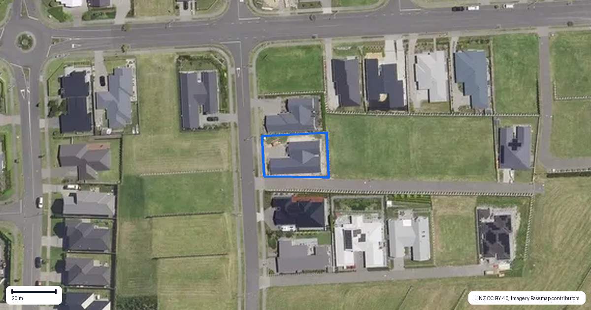 Property context map for 5 Kuaka Rise, Omokoroa