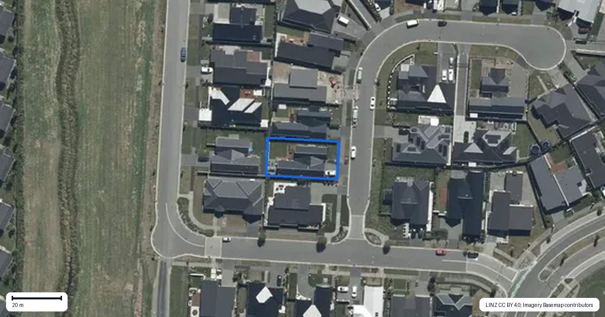 Property context map for 3 Reece Place, Marshland, Christchurch