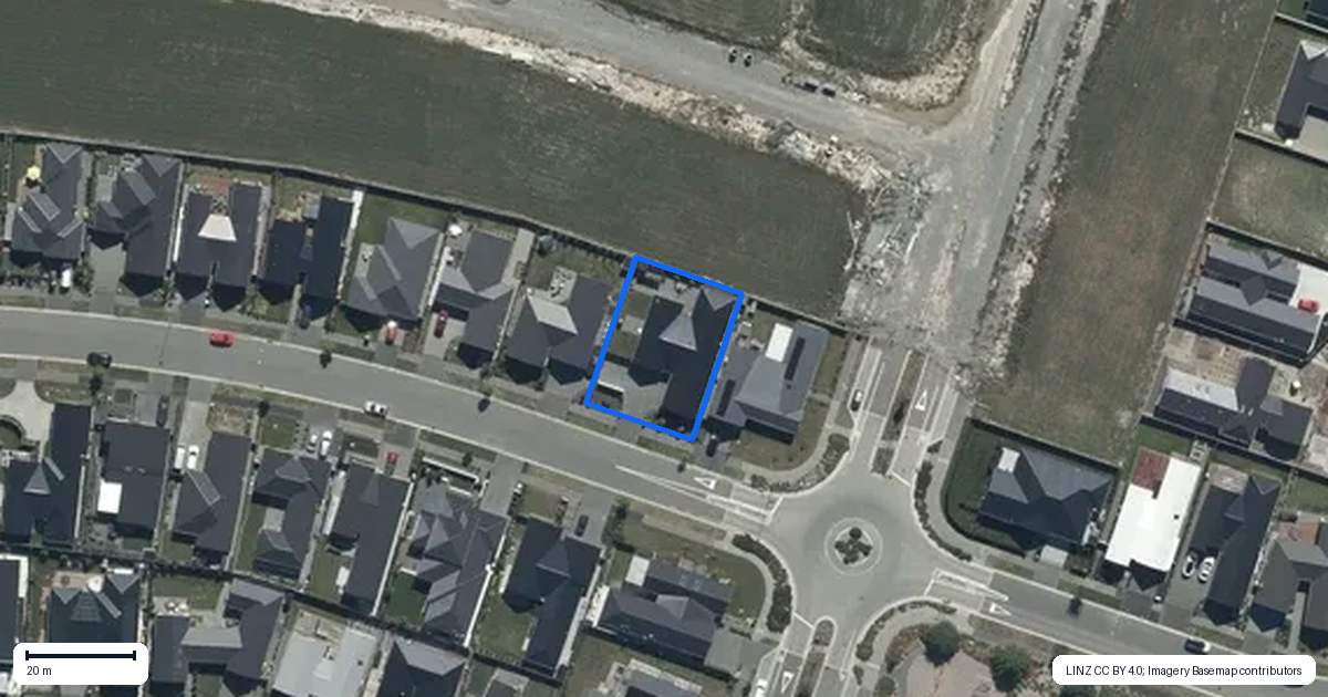 Property context map for 55 Mills Road, Marshland, Christchurch